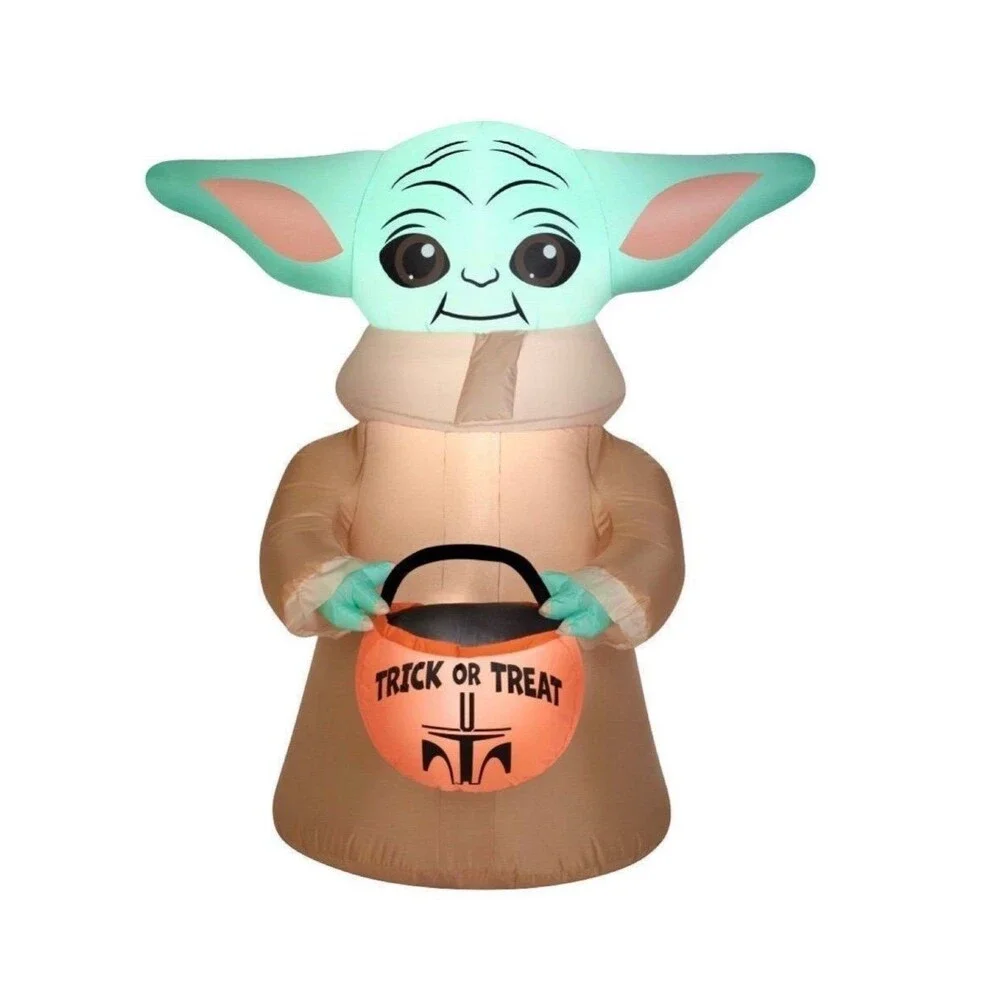 4.5ft Disney Star Wars Mandalorian The Child Grogu Halloween Airblown Inflatable